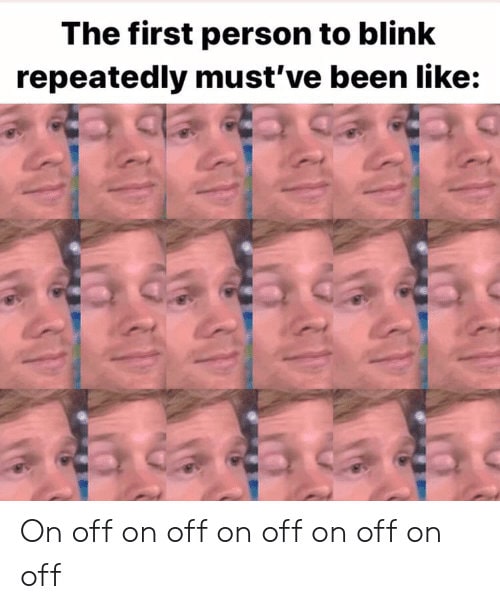 Blink meme